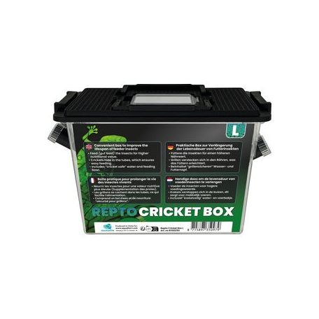 REPTO | CRICKET BOX | Rovar tartó doboz L - 30x20x23 cm