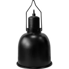   REPTO | DOME E27 FITTING | Reflektor foglalat, fekete színben - 14 cm