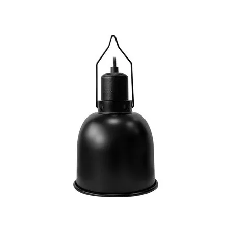 REPTO | DOME E27 FITTING | Reflektor foglalat, fekete színben - 14 cm
