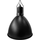 REPTO | DOME E27 FITTING | Reflektor foglalat, fekete színben - 21 cm