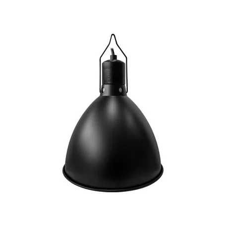REPTO | DOME E27 FITTING | Reflektor foglalat, fekete színben - 21 cm
