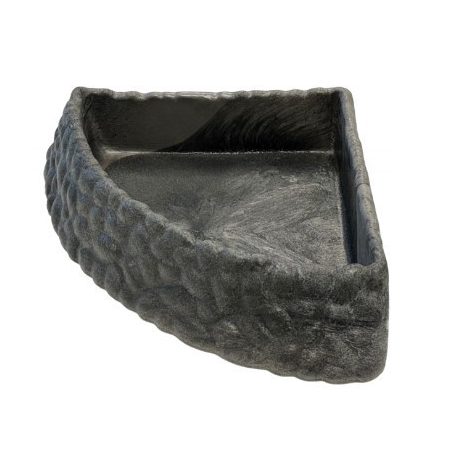 REPTO | DECO CORNER DISH GREY | Saroktál, szürke - XL