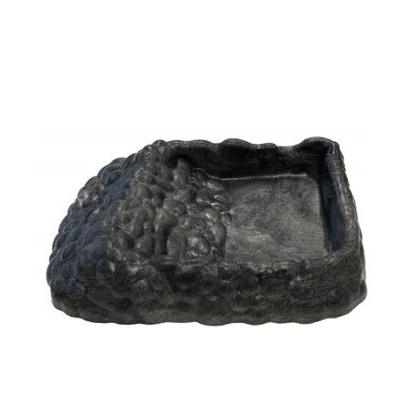 REPTO | DECO TORTOISE DISH GREY | Teknősbéka etető- és itatótál -  XL