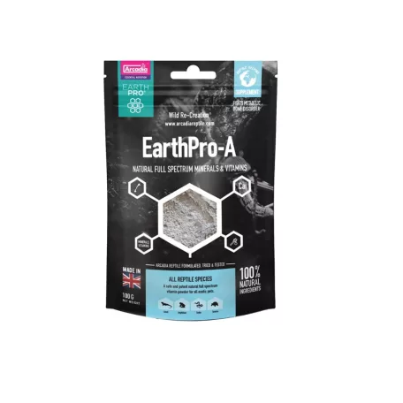 Arcadia | EarthPro A | Vedléssegítő komplex B-vitamin hüllők számára – 100 g