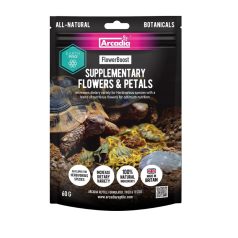   Arcadia | EarthPro FlowerBoost | Szárított virágkeverék növényevő hüllők számára – 60 g 