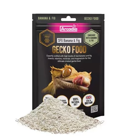 Arcadia | Earth Pro StickyFoot Gold Banana-Fig | Teljes értékű gyümölcsös táp vitorlás gekkók számára – 180 g