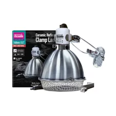   Arcadia | Reflector Clamp Lamp with Ceramic Holder | Hőálló világítótest kerámiafoglalattal hüllők terráriumába - 150 W/140 mm