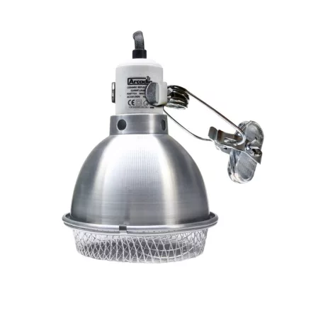Arcadia | Reflector Clamp Lamp with Ceramic Holder | Hőálló világítótest kerámiafoglalattal hüllők terráriumába - 150 W/140 mm