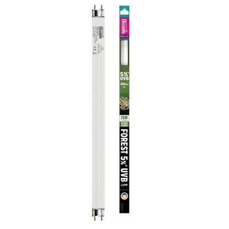 Arcadia | Euro-Range Forest UV Tube T8 | UVB fénycső nappali és erdőségi hüllők számára 5% - 15 W/45 cm
