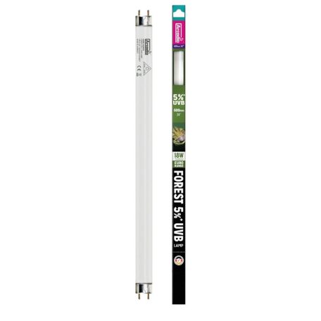 Arcadia | Euro-Range Forest UV Tube T8 | UVB fénycső nappali és erdőségi hüllők számára 5% - 18 W/60 cm 
