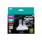 Arcadia | Solar Basking Floodlight Twin | Dupla melegítő izzó csomag sivatagi hüllők számára – 2 x 100 watt