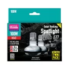 Arcadia | Solar Basking Spotlight Twin | Dupla melegítő izzó csomag sivatagi hüllők számára – 2 x 100 watt