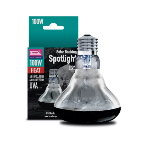 Arcadia | Solar Basking Spotlight | Intenzív UVA melegítő izzó hüllők terráriumába - 100 W