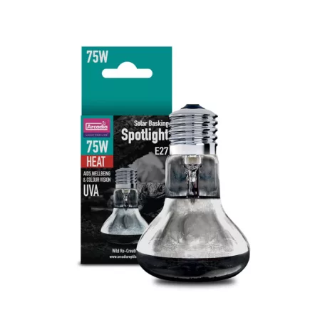 Arcadia | Solar Basking Spotlight | Intenzív UVA melegítő izzó hüllők terráriumába - 75 W