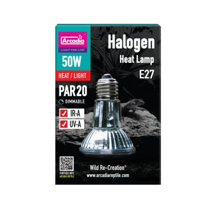 Arcadia | Halogen Basking Spot | Halogén melegítő izzó terráriumi hüllők számára (E27) - 50 W