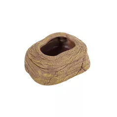   Repti Zoo | Kukacetető tál | Mágneses szökésgátló peremmel rovarevők etetéséhez – 10×15,5×3 cm