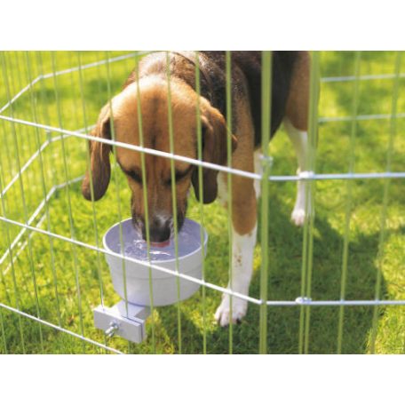 Savic Crock Giant | Itatótál (szürke) ketrecre rögzíthető - 15x15x12 cm