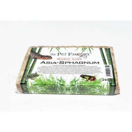 The Pet Factory Asia Sphagnum | Prémium préselt tőzegmoha terráriumokhoz – 200 g