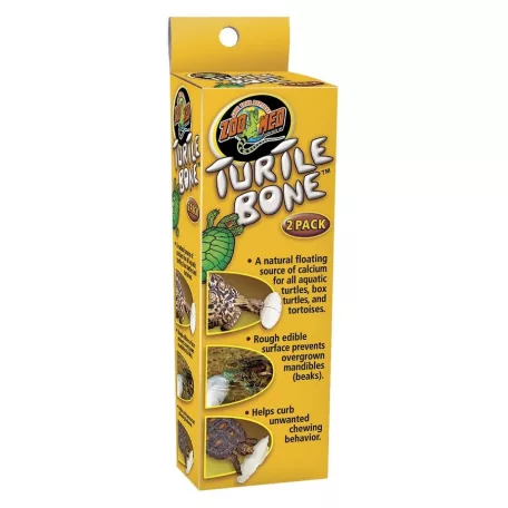 Zoo Med Turtle Bone | Természetes szépiacsont kalciumforrás teknősök számára – 2 db-os kiszerelés