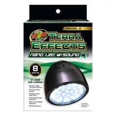   Zoomed TE-10E UVA LED Light | Hang- és fényhatásos UVA világítás hüllők számára