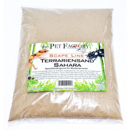 The Pet Factory Terrariensand Sahara | Természetes sivatagi homok terráriumi aljzat – 5 kg