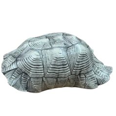   Terrarium Relic Shell Hide – Prémium műgyanta teknőspáncél barlang (16 × 24 × 7 cm)  - fehér