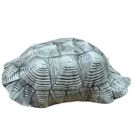 Terrarium Relic Shell Hide – Prémium műgyanta teknőspáncél barlang (16 × 24 × 7 cm)  - fehér