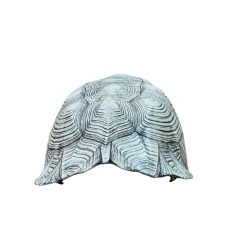   Terrarium Relic Shell Hide – Prémium műgyanta teknőspáncél barlang (16 × 24 × 7 cm)  - fehér