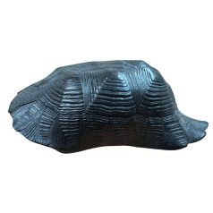   Terrarium Relic Shell Hide – Prémium műgyanta teknőspáncél barlang (16 × 24 × 7 cm)  - fekete