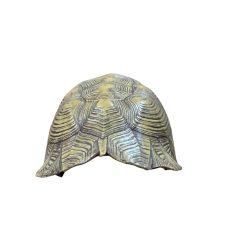   Terrarium Relic Shell Hide – Prémium műgyanta teknőspáncél barlang (16 × 24 × 7 cm)  - sárgásbarna