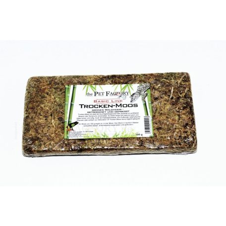 The Pet Factory Trocken-Moos | Prémium szárított moha szállításhoz és dekorációhoz – 100 g