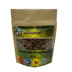   HexPets | Prémium szárított lisztkukac csemege hüllők, madarak és rágcsálók részére – 200 ml