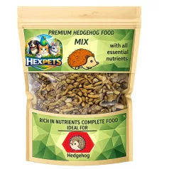   HexPets | Hedgehog Complete Diet Mix | Törpesün teljes értékű eledel rovarokkal és zöldségekkel – 350 g
