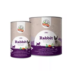   Farkaskonyha | Nyúl – Párolt komplett menü kutyáknak 400 g