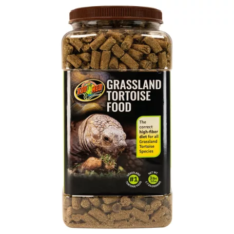 Zoo Med Natural Grassland Tortoise Food | Természetes szárazföldi teknős táp füves területek lakóinak – 425 g