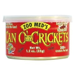   Zoo Med Can O’ Mini Size Crickets | Mini méretű tücskök - 34 g