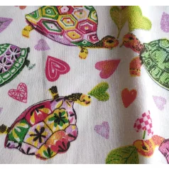   Textil bújózsák törpesünöknek és kisállatoknak –Teknős mintával