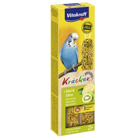 Vitakraft | Kracker Dupla Rúd (citrus,kiwi) – kiegészítő eleség Hullámos papagáj részére - 60g