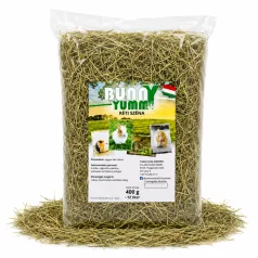   Bunny Yummy | Réti széna | Prémium minőségű természetes szálas takarmány rágcsálóknak – 400 g (~12 liter)