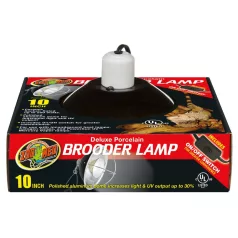   Zoo Med Deluxe Porcelain Clamp Lamp | Porcelánfoglalatos búrás lámpa rögzítőcsipesszel – 25 cm / 250 W