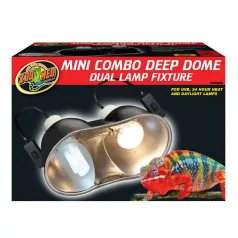 Zoo Med Mini Deep Dome | Mini dupla lámpatest - 2x100 W