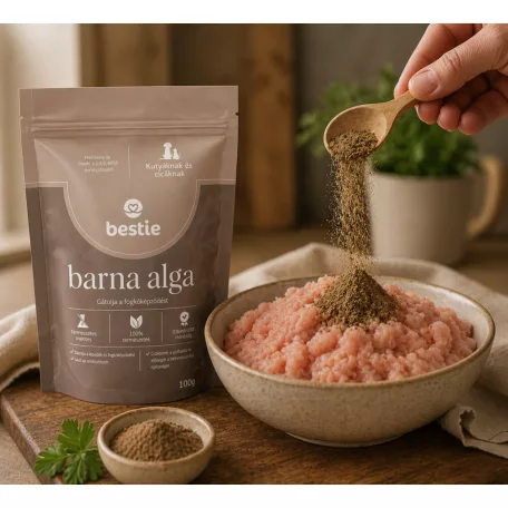 Bestie | Bio Barna Alga | Természetes fogkő elleni védelem és jódforrás – 100 g