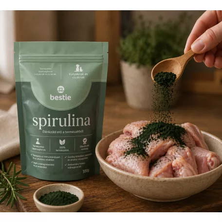 Bestie | Spirulina | Superfood étrendkiegészítő az immunrendszer és emésztés támogatására – 100 g