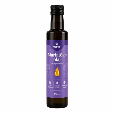 Bestie | Máriatövismag olaj | Hidegen sajtolt májvédő és méregtelenítő étrendkiegészítő – 250 ml