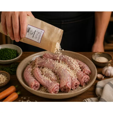 Lunderland | Rizspelyhek | Könnyen emészthető szénhidrátforrás kutyák és macskák részére – 1 kg