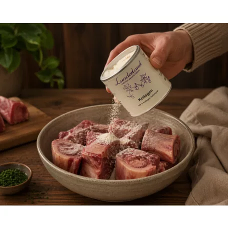 Lunderland | Kollagén | 100% sertés kollagén hidrolizátum az ízületek és kötőszövetek védelmére – 600 g