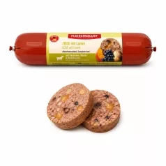   Meatlove | Kecske báránnyal | Prémium párolt menü sütőtökkel, áfonyával és fehér répával – 400 g