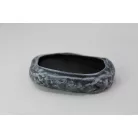 Kerámia itató tál peremes