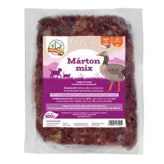   Farkaskonyha | Márton Mix | Egyfehérjés BARF libamenü kutyáknak és macskáknak – 500 g