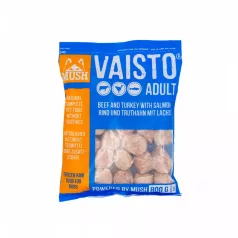   Mush | Vaisto Adult Blue | Komplett BARF menü (Marha, Pulyka, Lazac) – 800 g